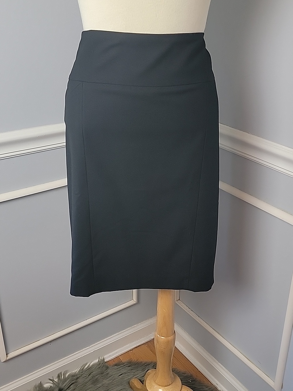 THE LIMITED COLLECTION Black Stretch Straight Pencil Office Career Skirt 10